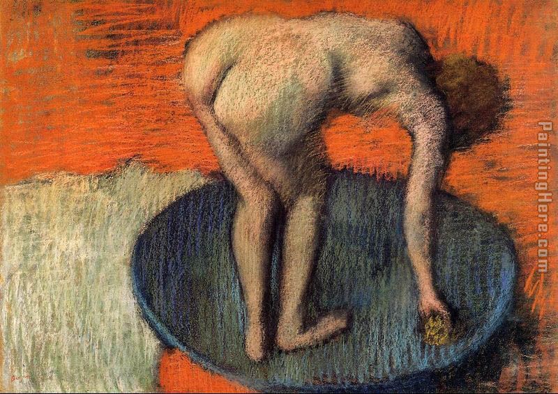 The Tub painting - Edgar Degas The Tub art painting